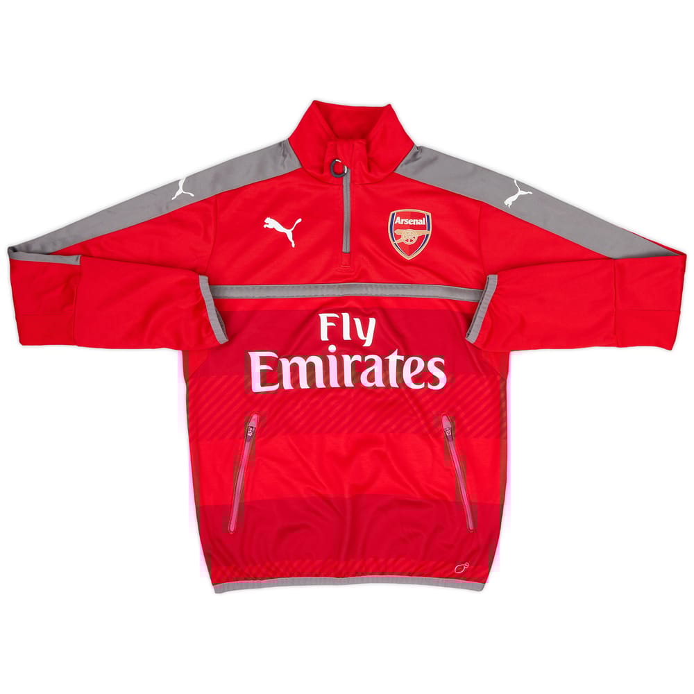 2016-17 Arsenal Puma 1/4 Zip Drill Top - 8/10 - (S)