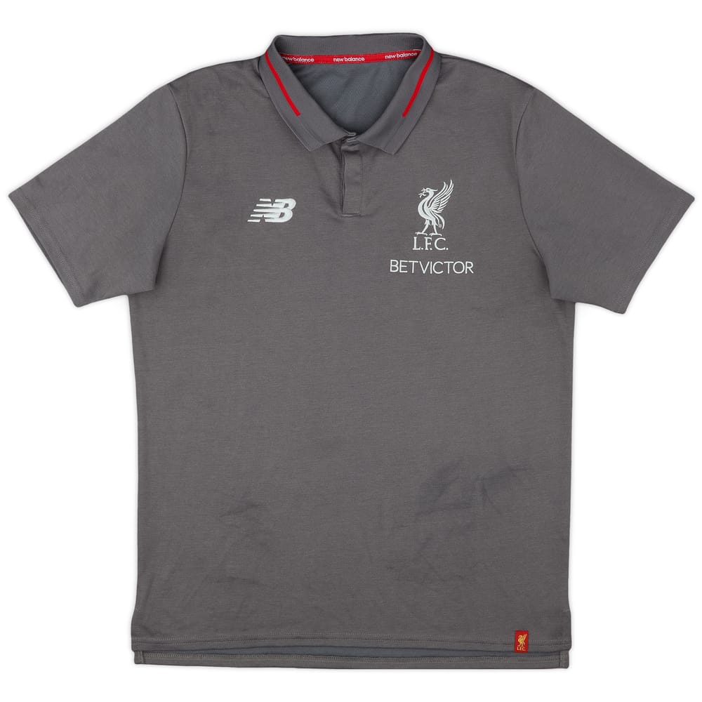 2016-17 Liverpool New Balance Polo Shirt - 9/10 - (L)