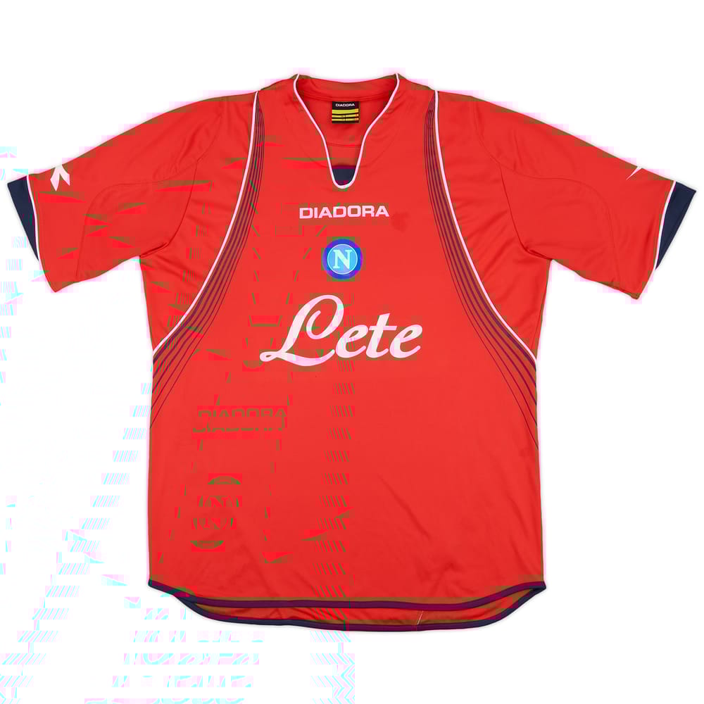 2007-08 Napoli Away Shirt - 8/10 - (XL)