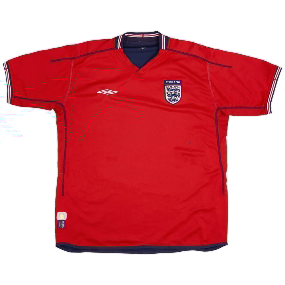 2002-04 England Away Shirt - 4/10 - (XXL)