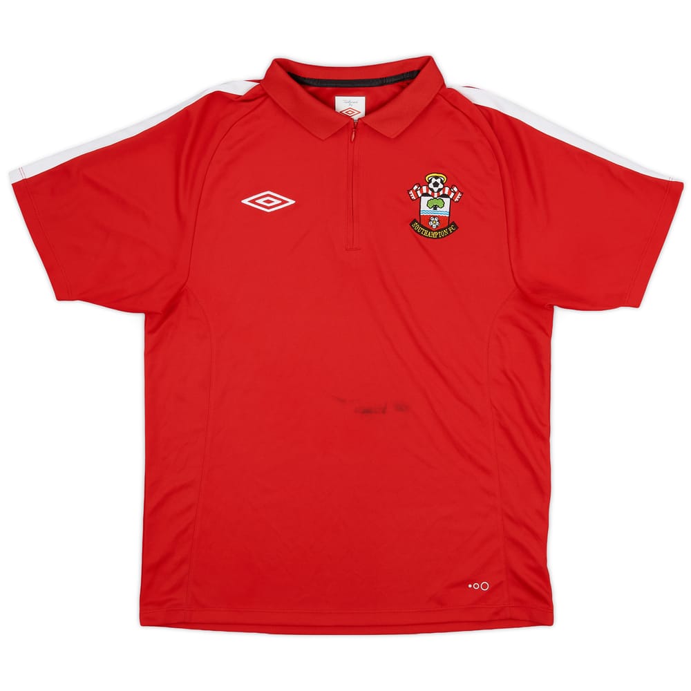 2010-11 Southampton Umbro 1/4 Zip Training Shirt - 4/10 - (M)
