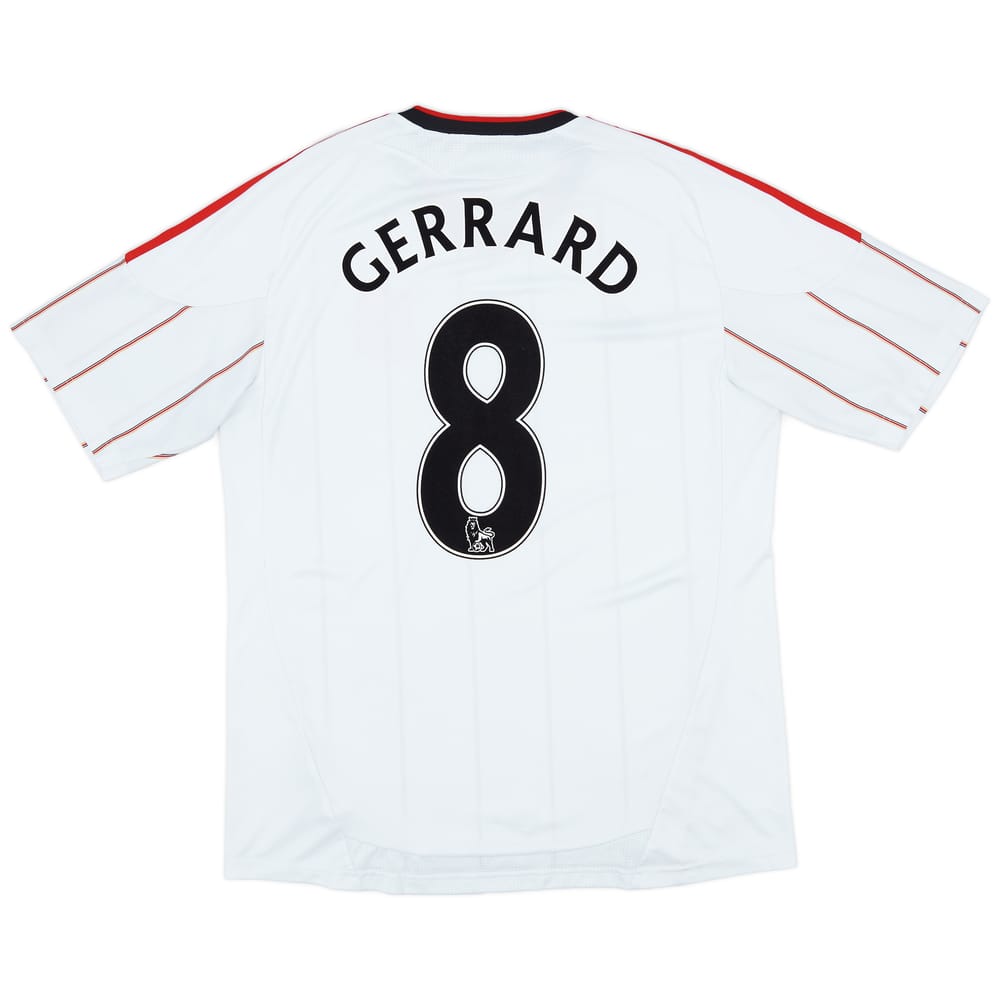 2010-11 Liverpool Away Shirt Gerrard #8 - 6/10 - (L)