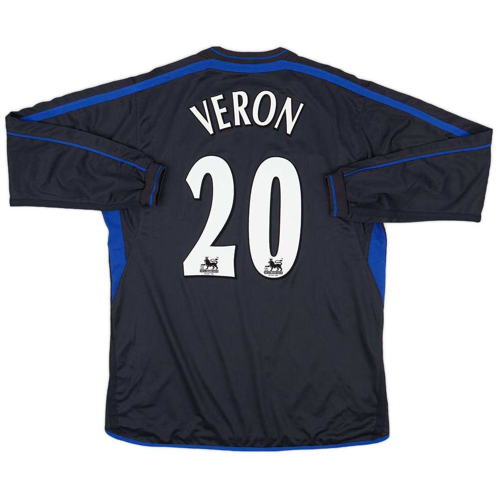 2002-04 Chelsea Away L/S Shirt Veron #20 - 8/10 - (XL)