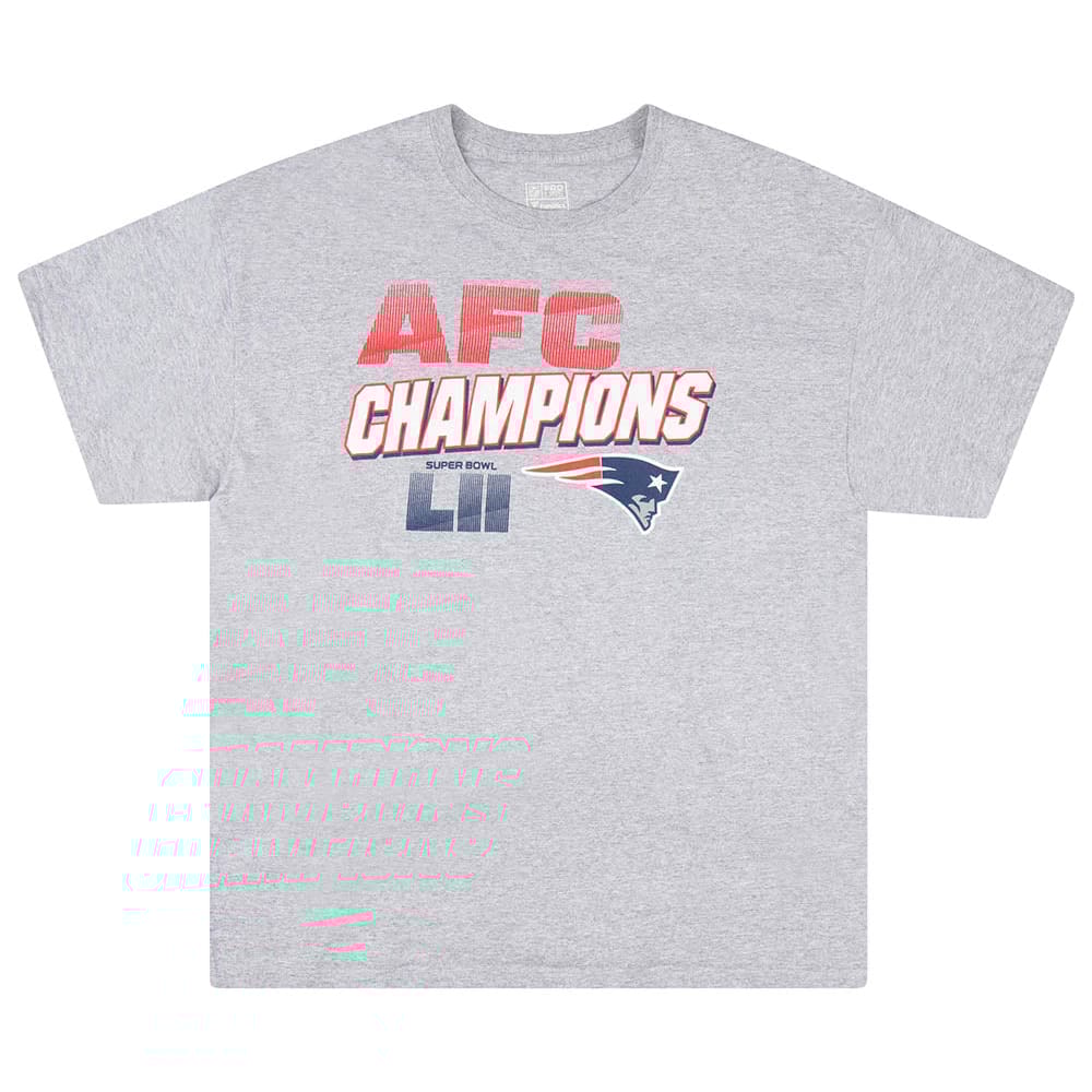 2018 New England Patriots AFC Champions Graphic Tee XL