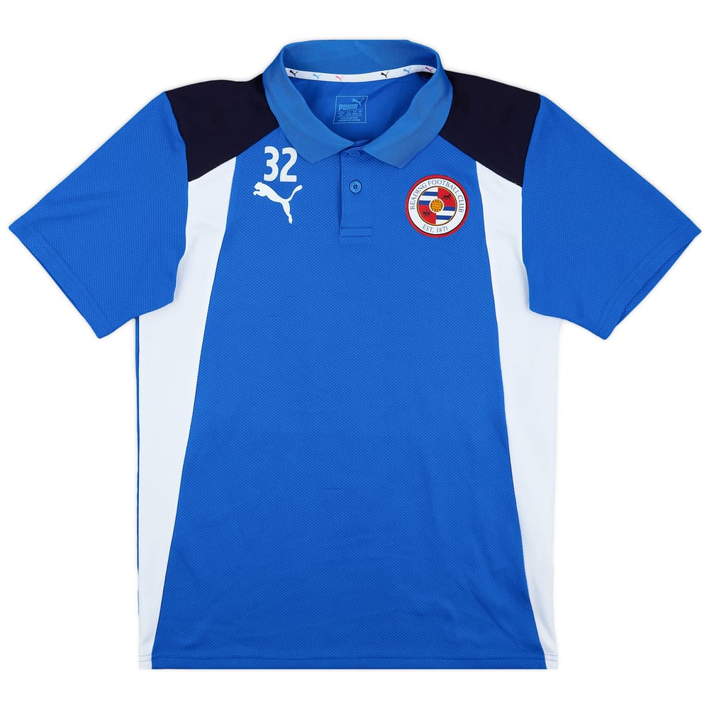 2011-12 Reading Player Issue Puma Polo Shirt #32 - 9/10 - (M)