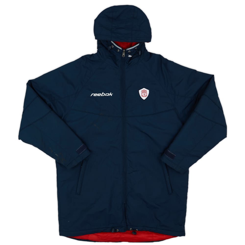 2001-02 Liverpool Reebok Padded Bench Coat - 9/10 - (M)