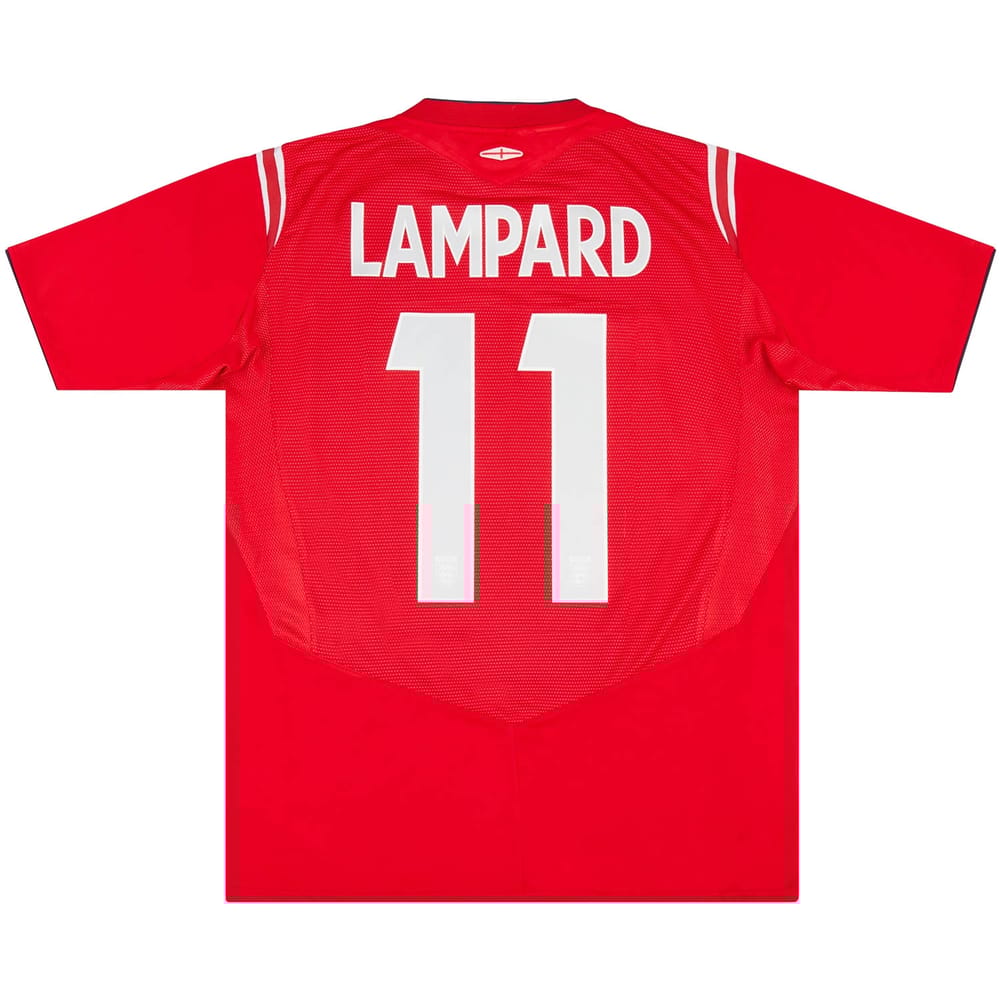 2004-06 England Away Shirt Lampard #11 - 6/10 - (S)