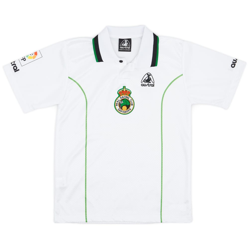 1998-01 Racing Santander Home Shirt - 9/10 - (L.Boys)