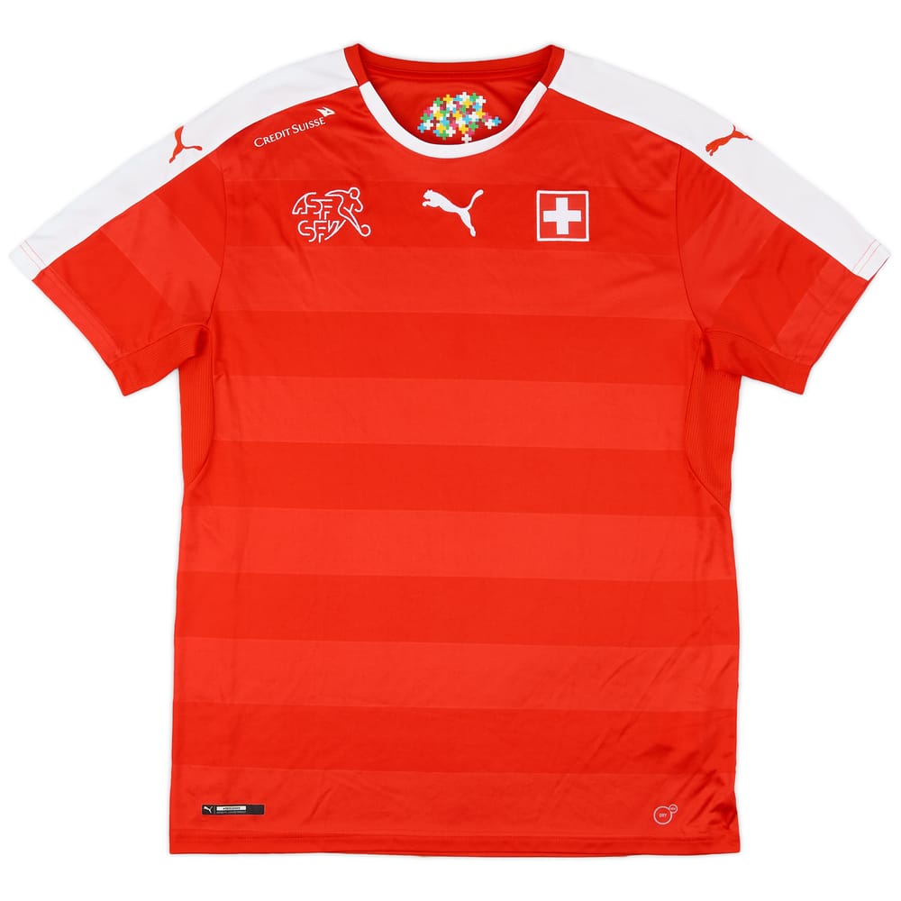 2016-17 Switzerland Home Shirt - 10/10 - (L)