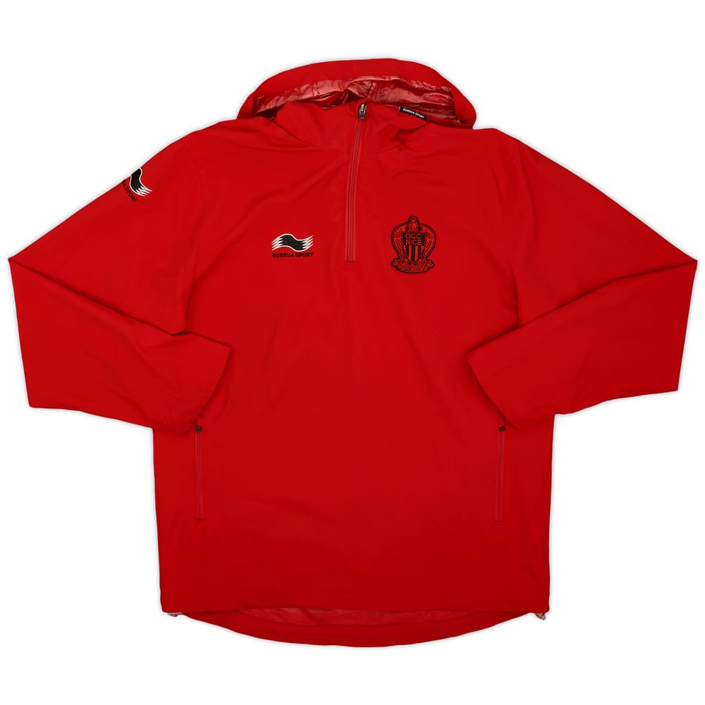 2014-15 Nice Burrda Sport Hooded 1/4 Zip Rain Jacket - 9/10 - (M)
