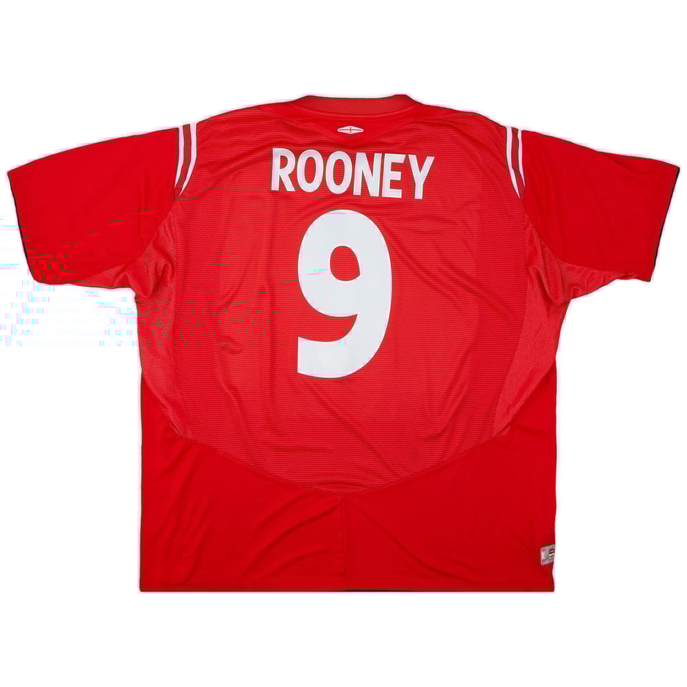 2004-06 England Away Shirt Rooney #9 - 9/10 - (3XL)