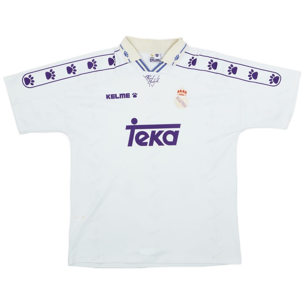 1994-96 Real Madrid Home Shirt - 6/10 - (L/XL)