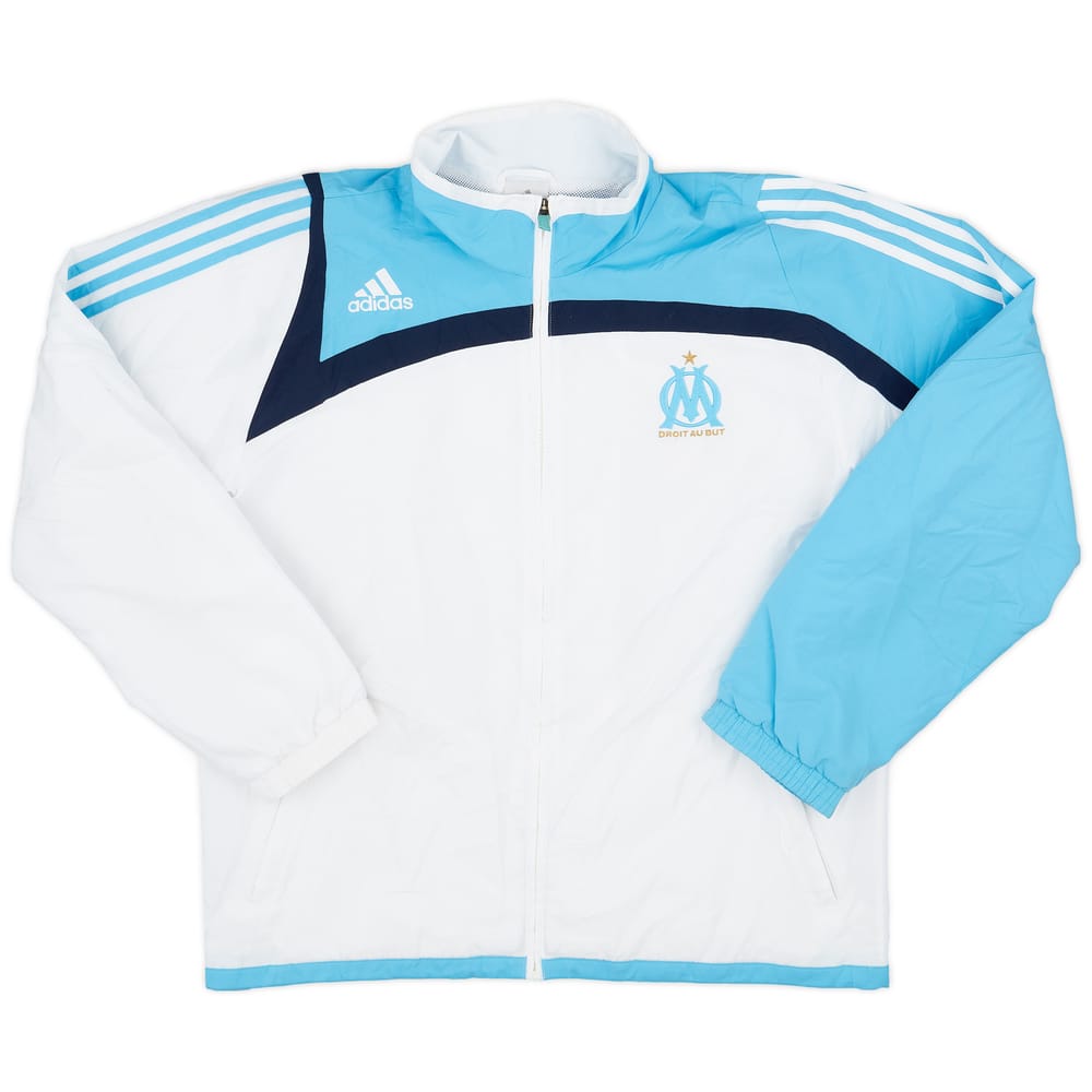 2007-08 Olympique Marseille adidas Track Jacket - 8/10 - (L/XL)