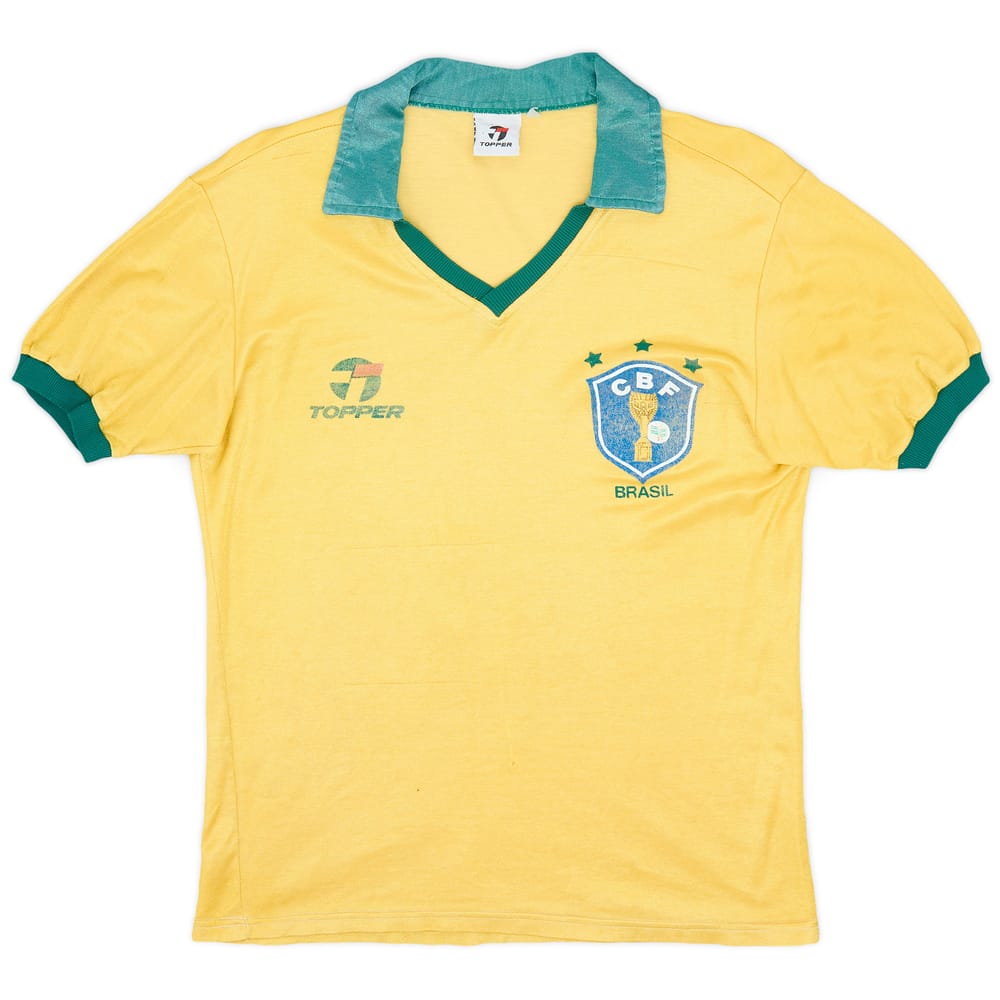 1985-88 Brazil Home Shirt - 4/10 - (S)