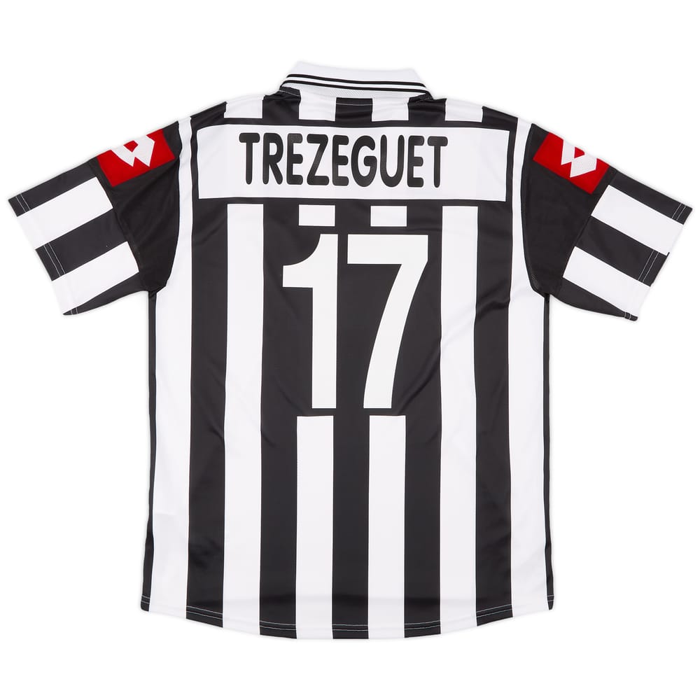 2000-01 Juventus European Home Shirt Trezeguet #17 - 9/10 - (L)