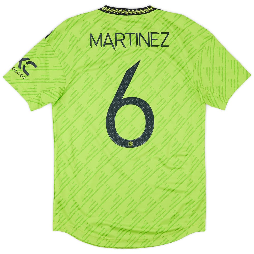 2022-23 Manchester United Authentic Third Shirt Martinez #6 (S)