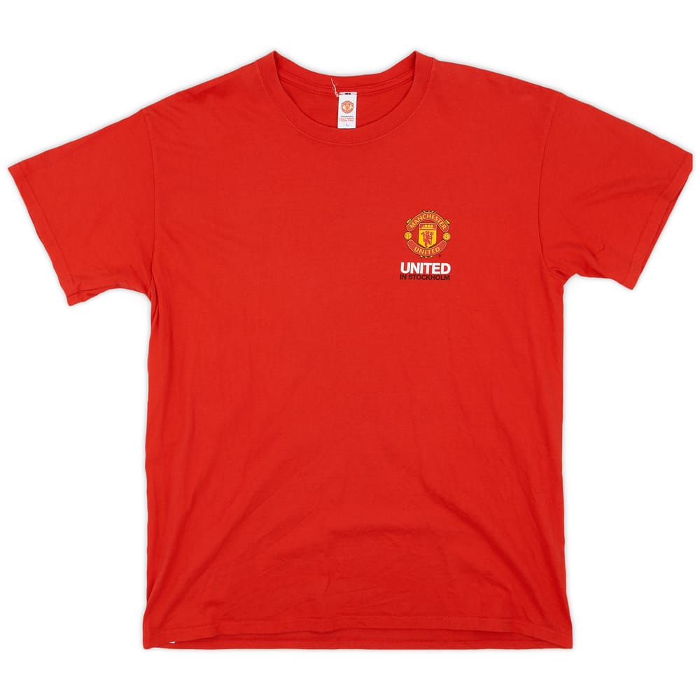2013 Manchester United Stockholm Leisure Tee - 8/10 - (L)