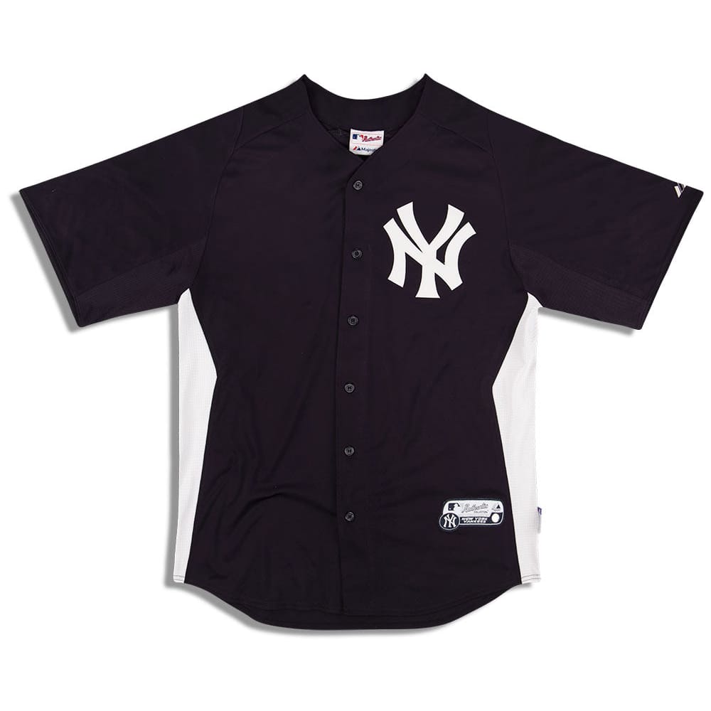 2011 New York Yankees Authentic Majestic Batting Practice Jersey L