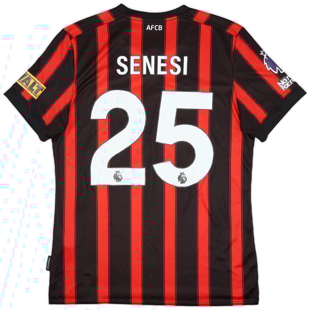 2023-24 Bournemouth Match Issue Home Shirt Senesi #25