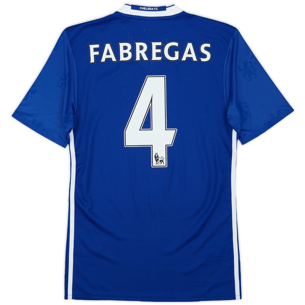 2016-17 Chelsea Player Issue Home Shirt Fabregas #4 (S)