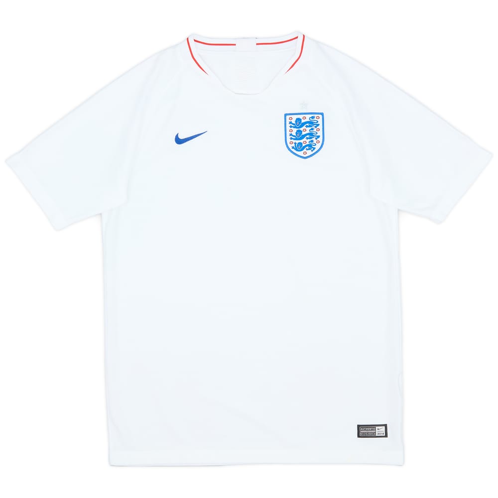 2018-19 England Home Shirt - 7/10 - (XL.Boys)