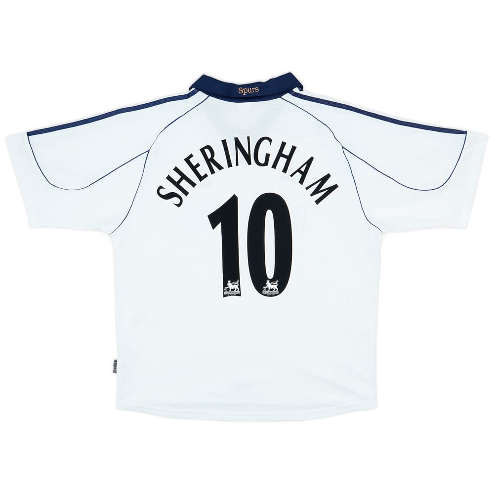 1999-01 Tottenham Home Shirt Sheringham #10 - 8/10 - (XL)