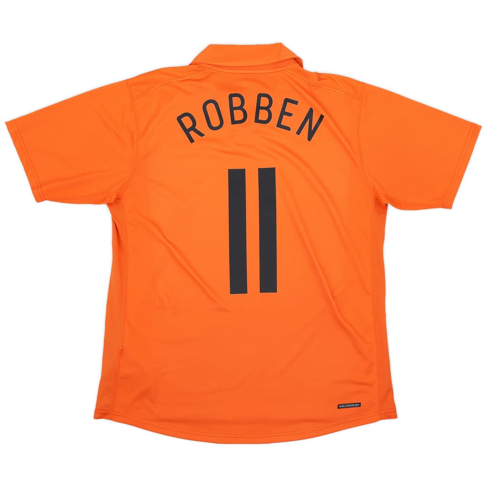 2006-08 Netherlands Home Shirt Robben #11 - 9/10 - (L)