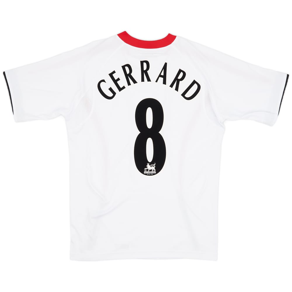2005-06 Liverpool Away Shirt Gerrard #8 - 9/10 - (S)