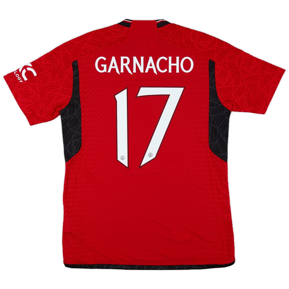 2023-24 Manchester United Authentic Home Shirt Garnacho #17 (L)