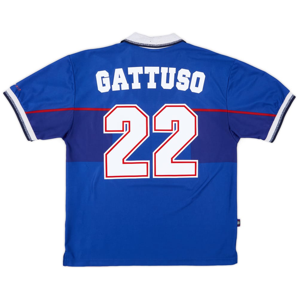 1997-99 Rangers Home Shirt Gattuso #22 - 7/10 - (L)