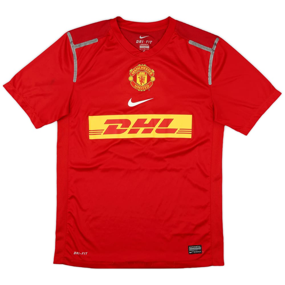 2012-13 Manchester United Player Issue Nike Training Shirt - 5/10 - (S)