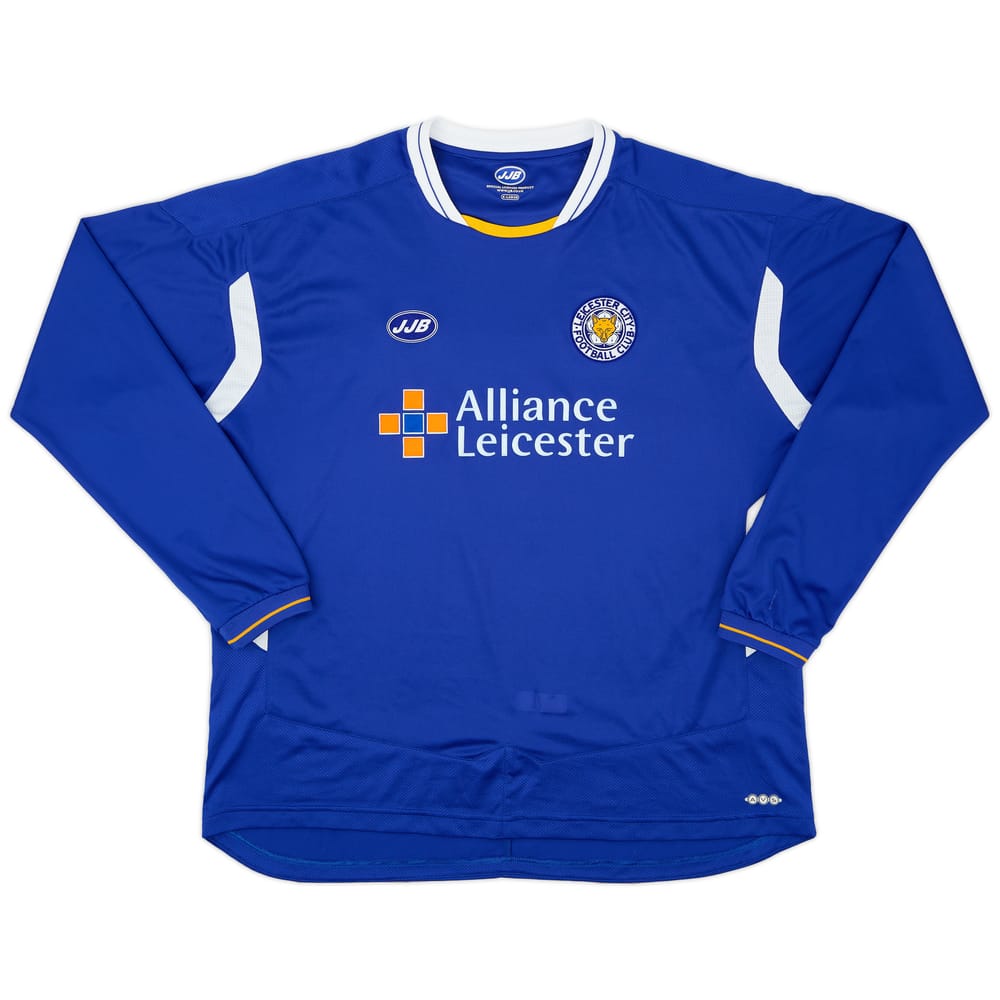2005-06 Leicester Home L/S Shirt - 8/10 - (XL)