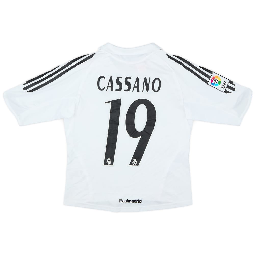 2005-06 Real Madrid Home Shirt Cassano #19 - 6/10 - (L.Boys)