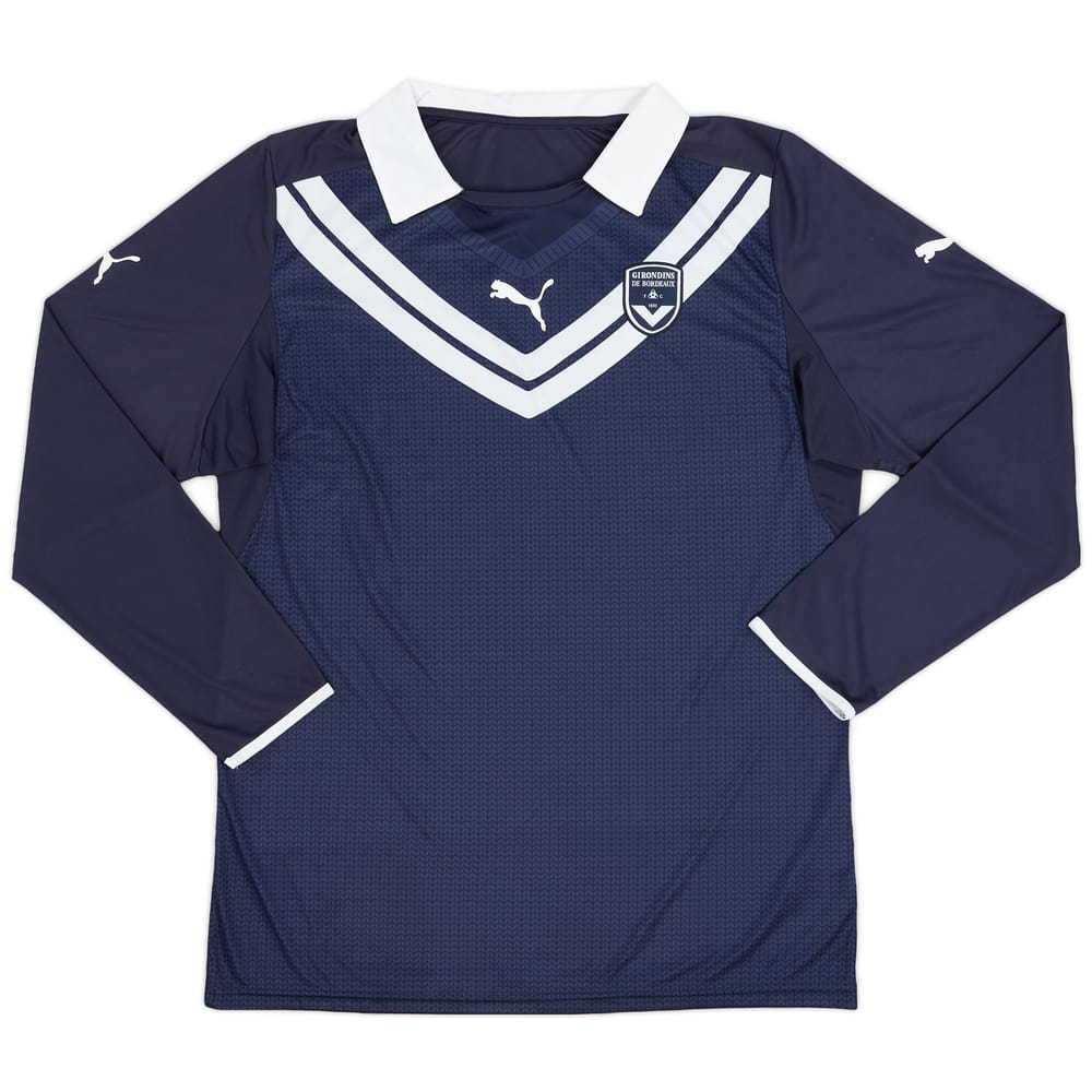 2012-13 Bordeaux Player Issue Home L/S Shirt - 9/10 - (XL)