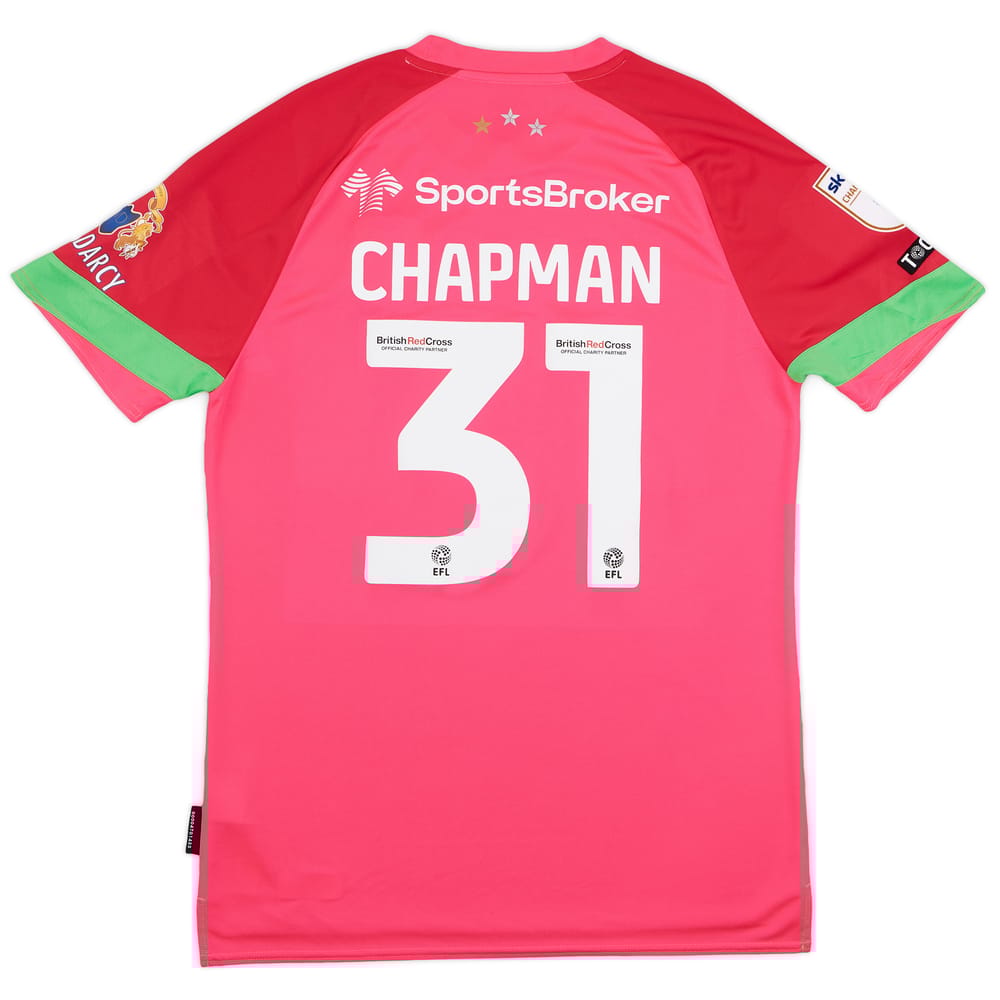 2023-24 Huddersfield Match Issue GK Shirt Chapman #31