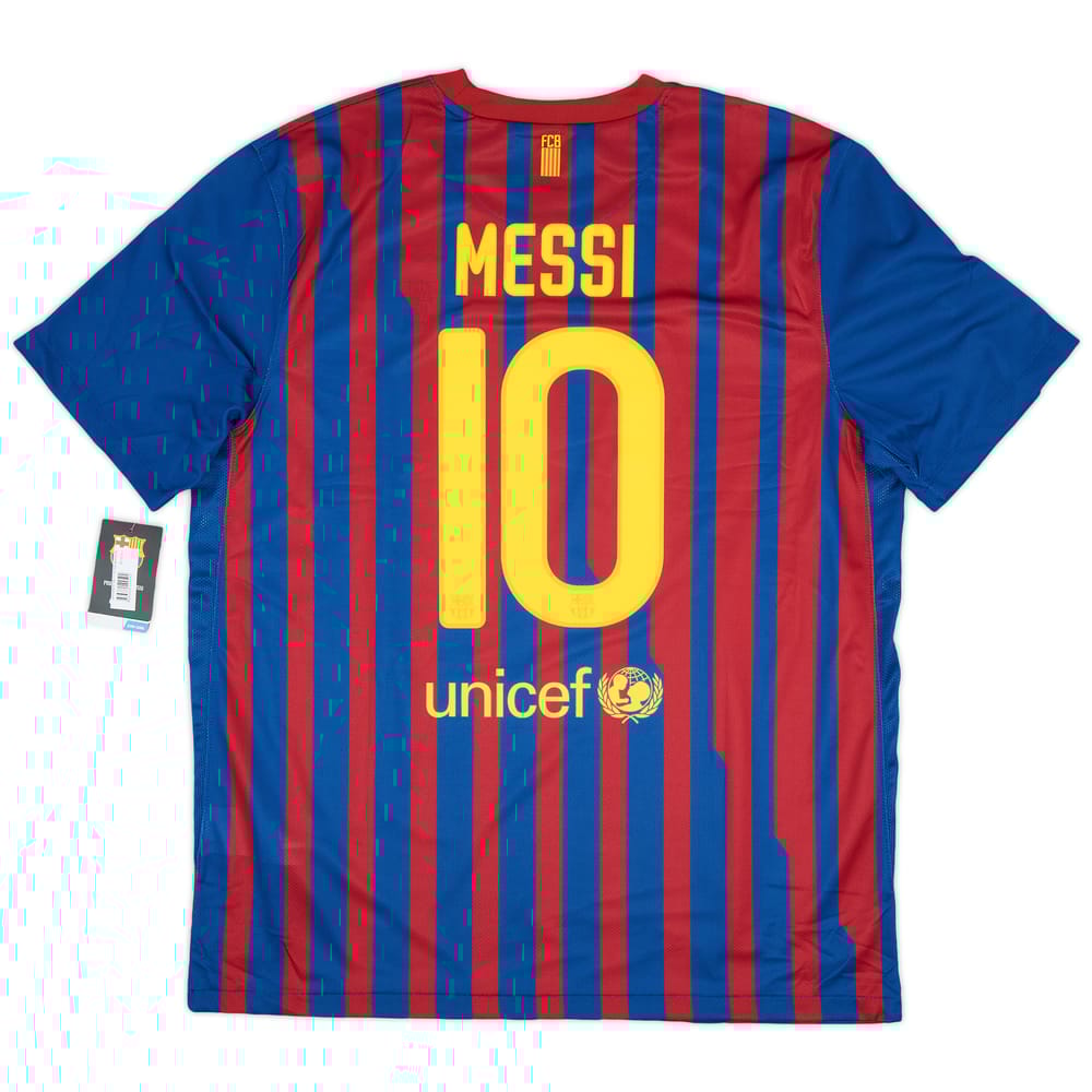 2011-12 Barcelona Home Shirt Messi #10 (XL)