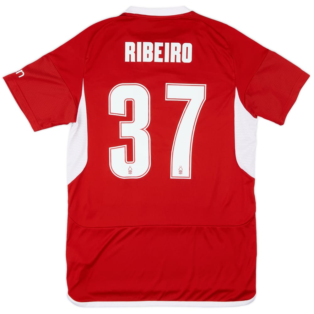 2023-24 Nottingham Forest Match Issue FA Cup Home Shirt Ribeiro #37