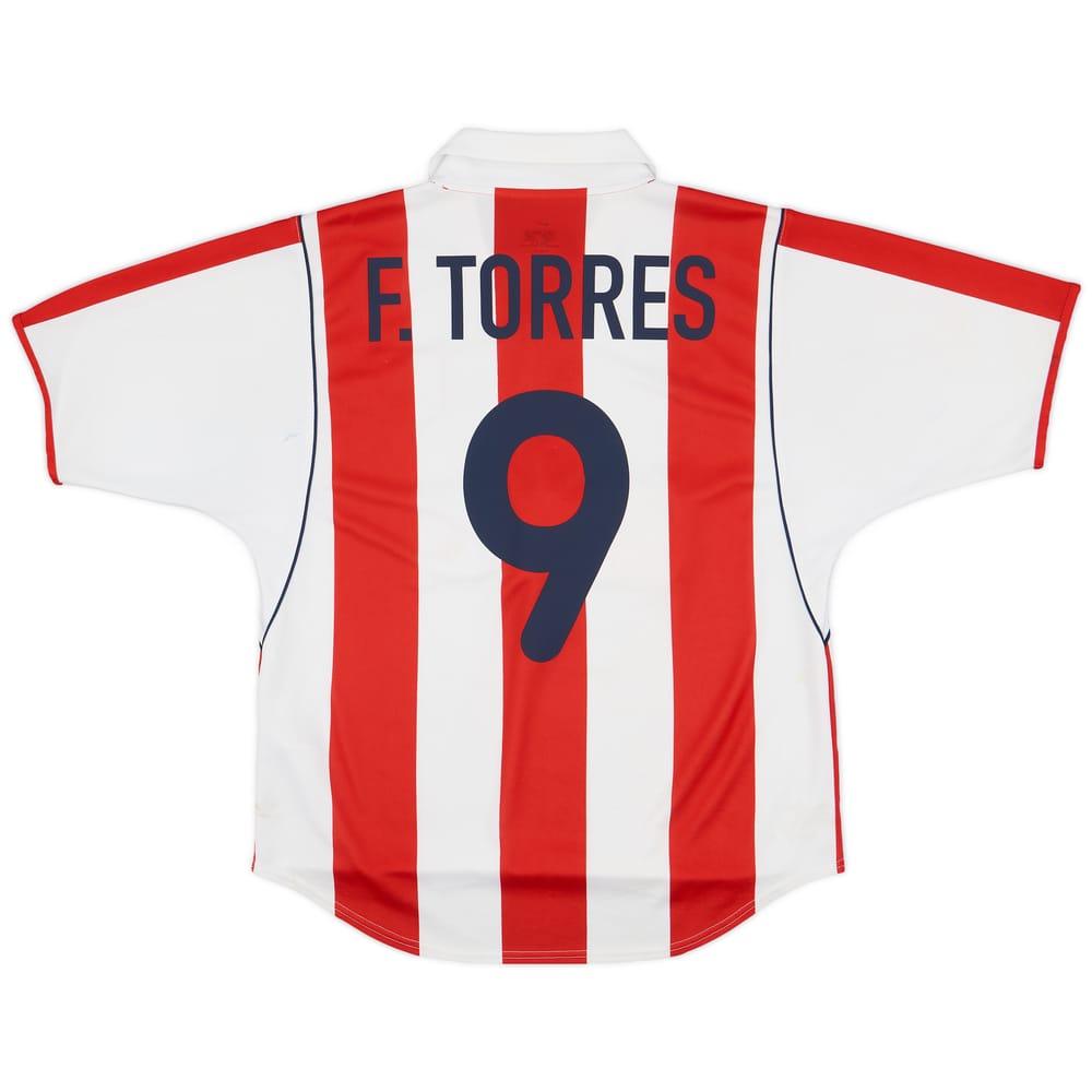 2001-02 Atletico Madrid Home Shirt F.Torres #9 - 5/10 - (M)