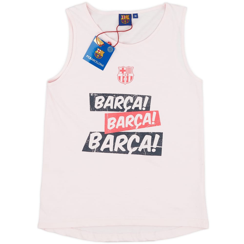 2017-18 Barcelona Logo Vest (8 Years)