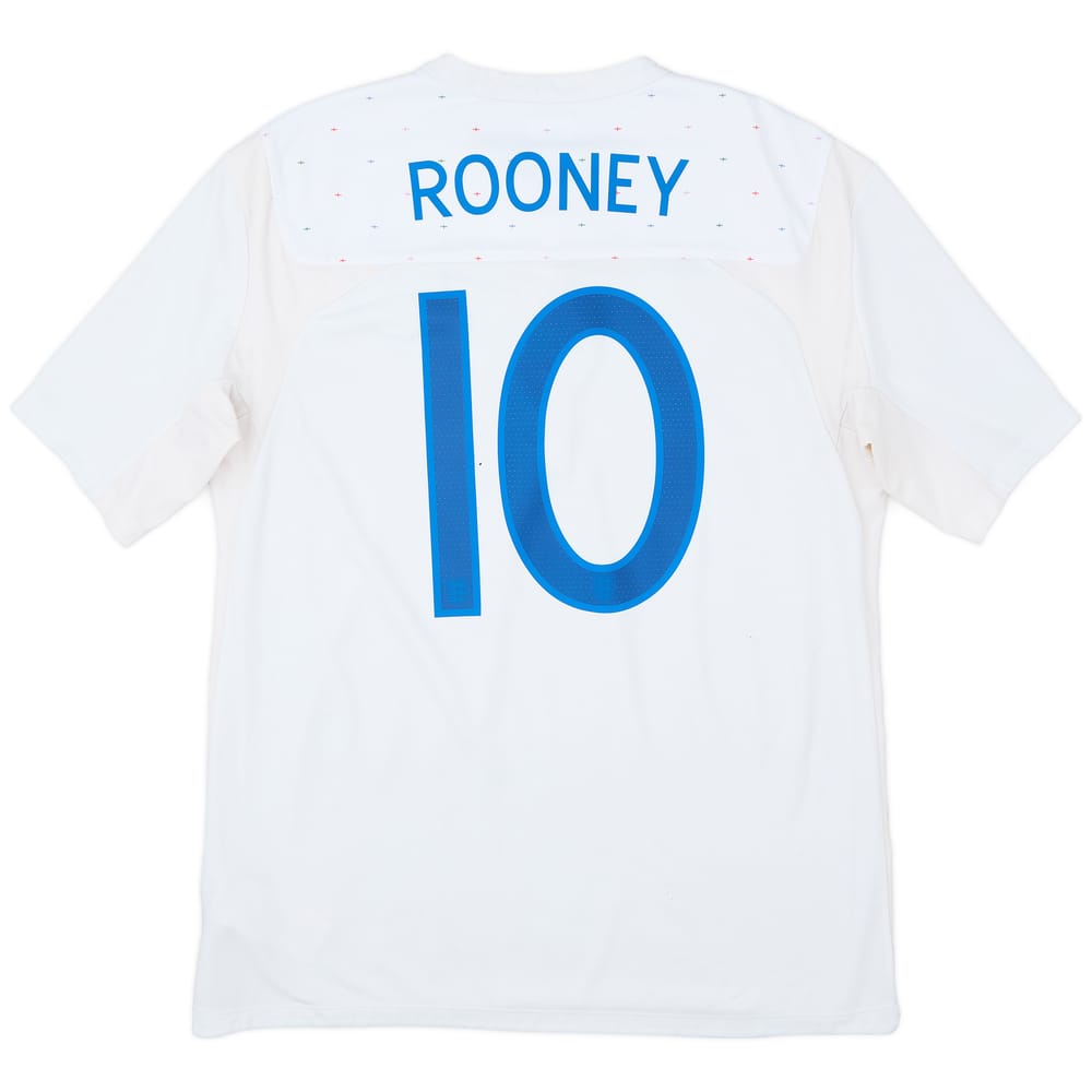 2010-11 England Home Shirt Rooney #10 - 7/10 - (L)