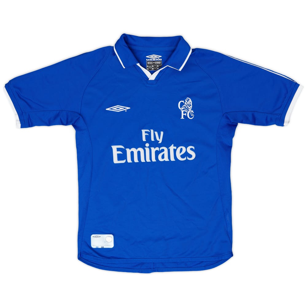 2001-03 Chelsea Home Shirt - 8/10 - (S.Boys)