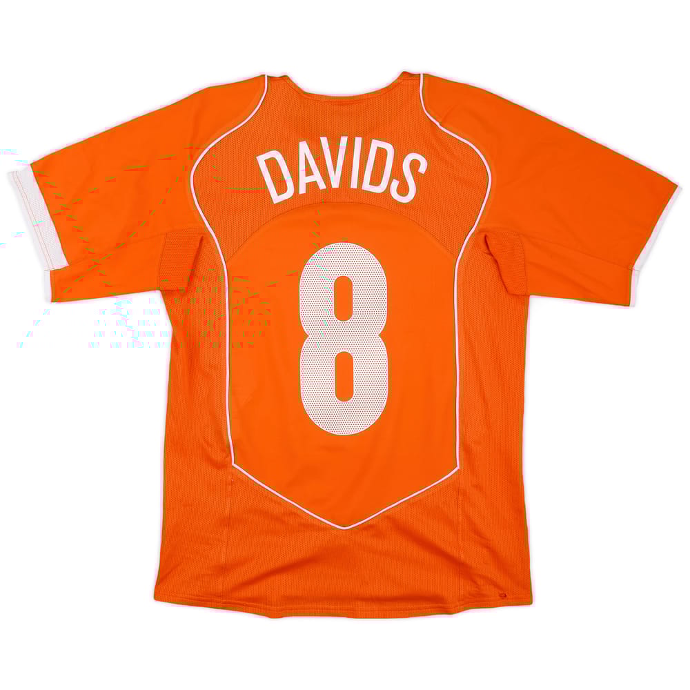 2004-06 Netherlands Home Shirt Davids #8 - 6/10 - (S)