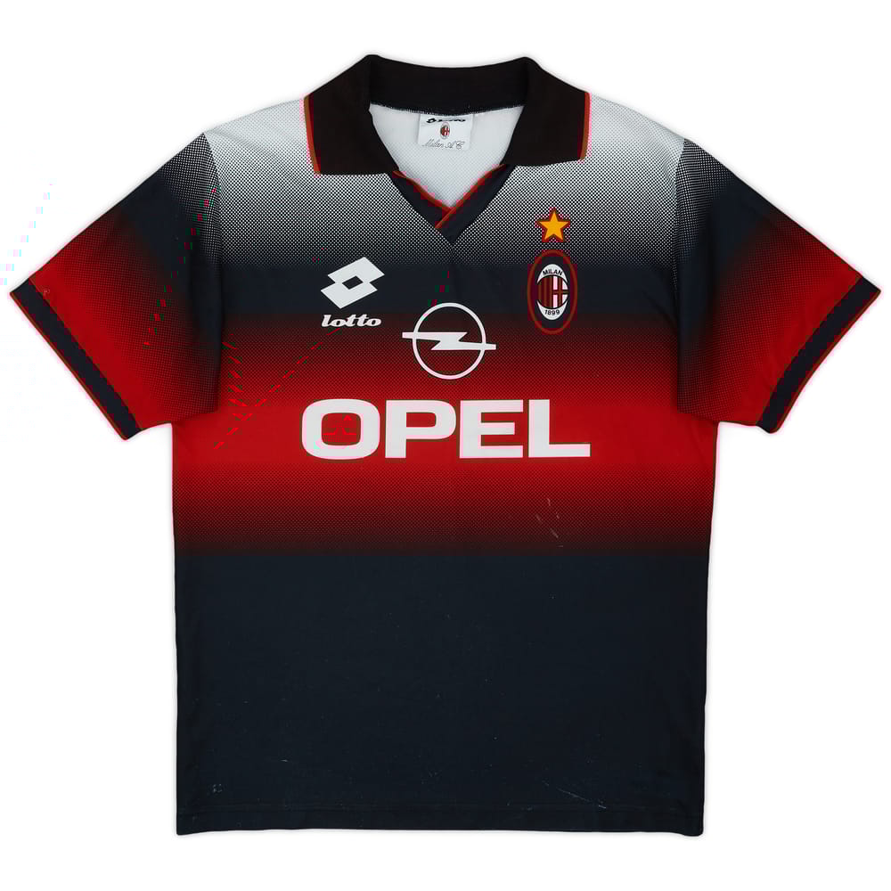 1996-97 AC Milan Lotto Training Shirt - 7/10 - (M)
