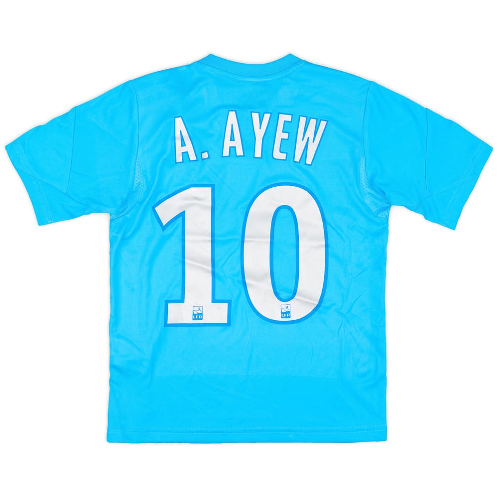 2013-14 Olympique Marseille Third Shirt A.Ayew #10 (7-8 Years)