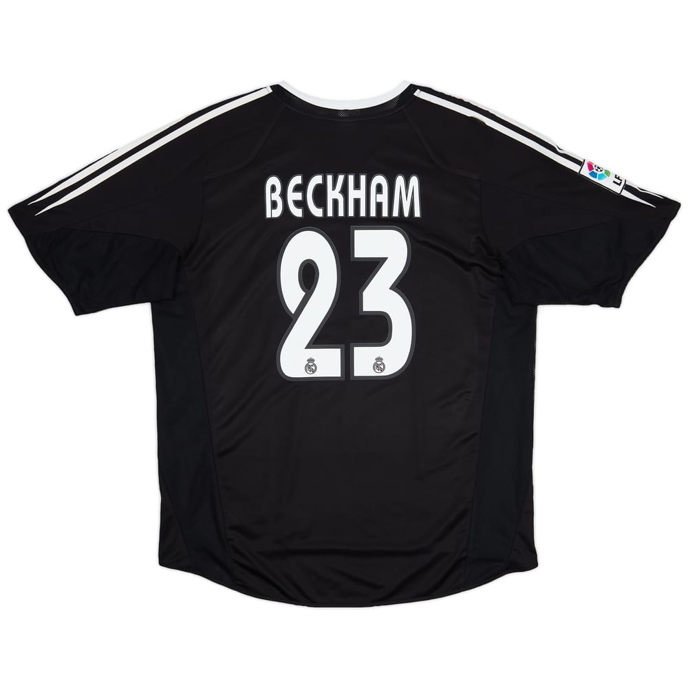 2004-05 Real Madrid Away Shirt Beckham #23 - 6/10 - (L)