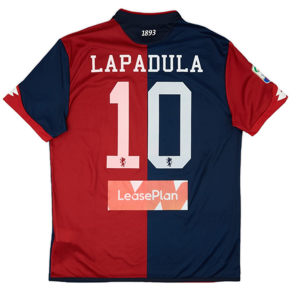2017-18 Genoa Home Shirt Lapadula #10 - 7/10 - (XL)