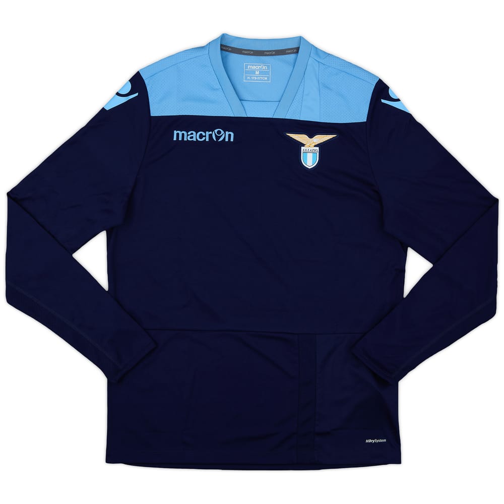 2017-18 Lazio Macron Training L/S Shirt - 8/10 - (M)
