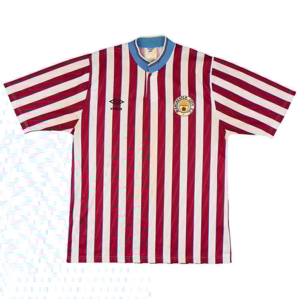 1988-90 Manchester City Away Shirt - 6/10 - (M)