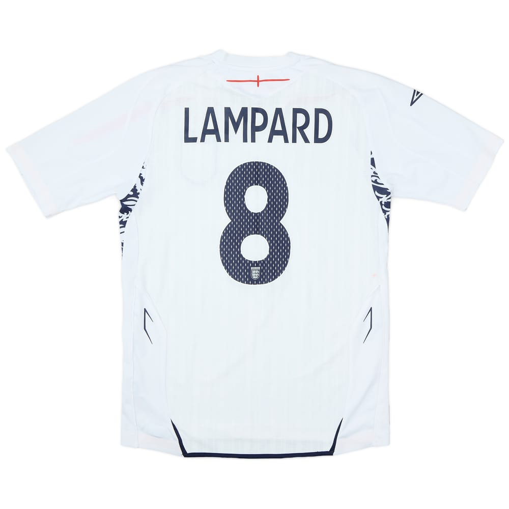 2007-09 England Home Shirt Lampard #8 - 5/10 - (S)