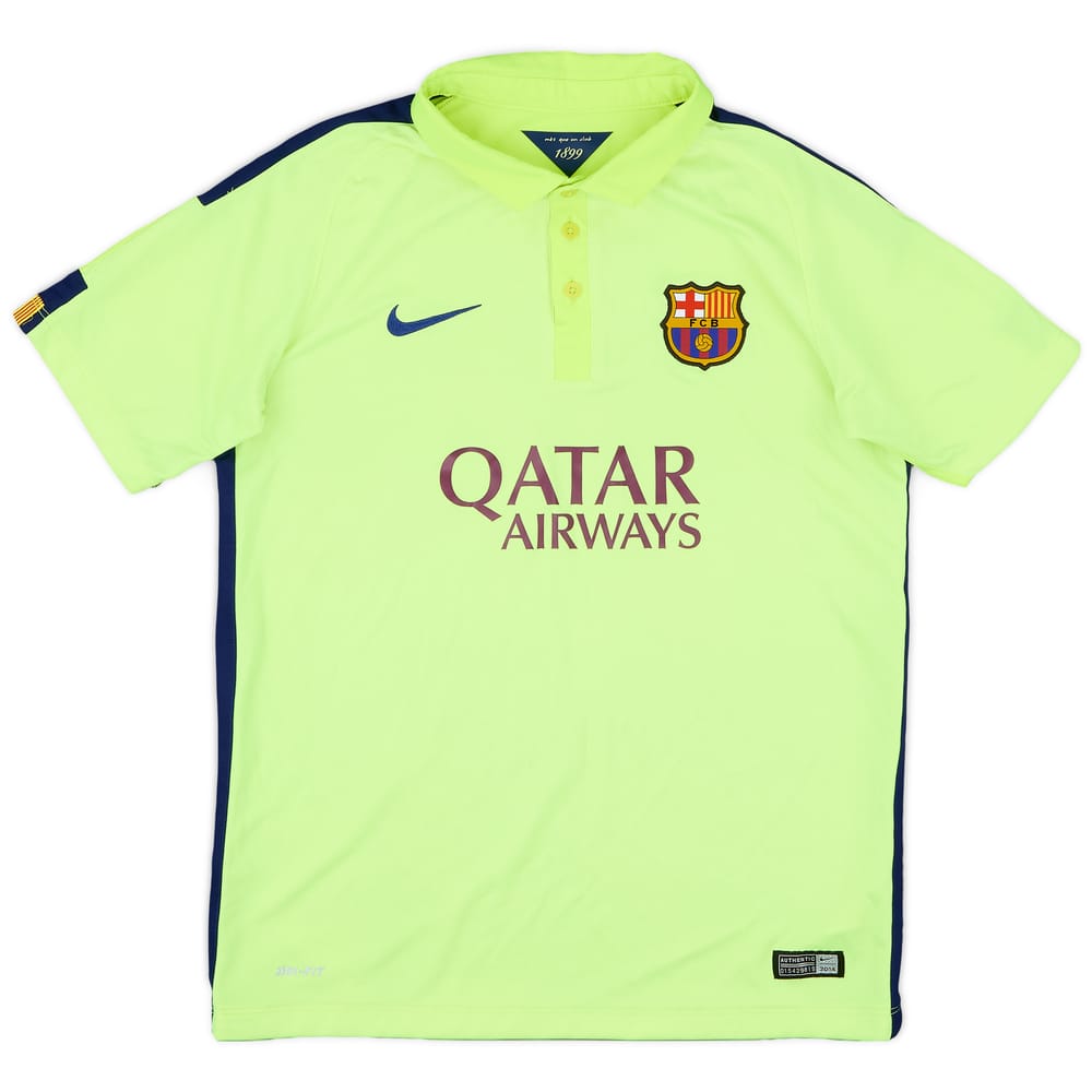 2014-15 Barcelona Third Shirt - 9/10 - (XL.Boys)